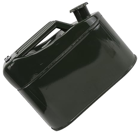 BESTYASH Tanica Per Benzina Metallo Secchio Portatile Per Auto Contenitore Riutilizzabile Per Benzina Per Conservare e Distribuire