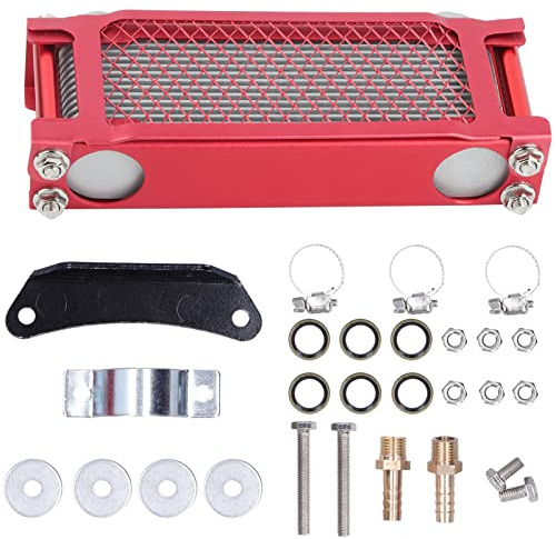 Engine Oil Cooler Radiator Universal Motorcycle Dirt Bike ATV DISSIPATE Heat Cool Engine 100CC‑250CC Reduce WEAR Extend Life