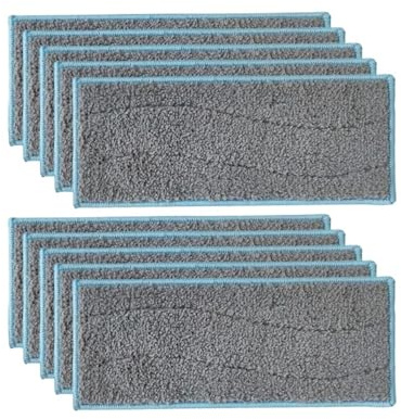 Washable Wet Mopping Pads ，Compatible for Braava ，Jet M6 Robot Vacuum Cleaner Mop Cloths Rags Pads Replacement Accessories Parts(10pcs)