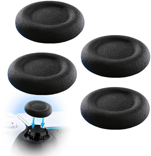 MatoSan Capuchons de Joystick en Silicone Anti-Dérapant – Lot de 4 – Compatibles PS5 & PS4 | Grip Amélioré, Protection Thumbstick