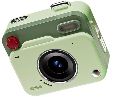 Appareil photo numérique compact et léger 44 g 12 MP Connexion vidéo de type C Idéal pour les enfants et les amateurs de plein air Caméra vintage Capteurs