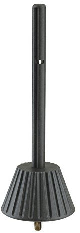 K&M 17786 Flötenkegel Schwarz Kunststoff mit Stahlkern – für Alt- oder Tenorflöte zur einfachen Montage geeignet