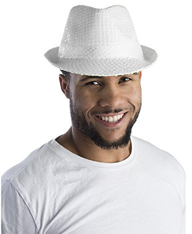 Dress Up America Pailletten-Fedoras für Erwachsene – Party-Fedoras – Kostümzubehör für Halloween