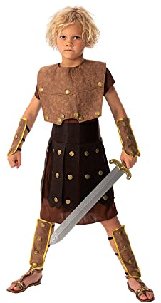 Bristol Novelty CC670 Costume de Guerrier pour Enfant, Taille L