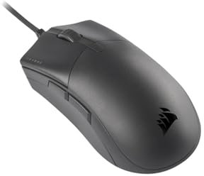 Corsair SABRE PRO CHAMPION SERIES Gaming-Maus (Ergonomische Form und wettbewerbsorientiertes Spielen, Ultraleicht 69g, Flexibles Paracord-Kabel, Verzögerungsfreie CORSAIR QUICKSTRIKE-Tasten) Schwarz