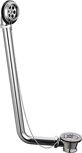 Luxury Chrome Exposed Bath Retainer Waste & Overflow by Taps2Traps