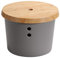 Kesper 32602 Vorratsdose, Melamin, Grau-Natur
