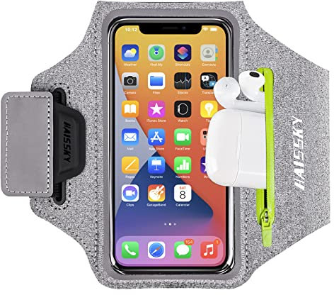 Brazalete Movil Running con Bolsa de Auriculares para iPhone 13 Mini iPhone SE iPhone XS/X,Galaxy S23/22/21 Huawei P50，Brazalete Deportivo para Corre Porta Movil Running hasta 6,4