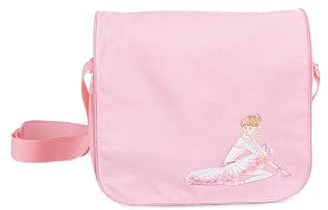 Borsa A Tracolla Per Bambina A322 Bloch Borsone Relax Danza Classica Etoile Ballo Sport Allenamento Saggio Ballerina Principiante (Rosa)