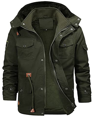 Puffer Jacke Herren Fliegerjacke Herren Winter Winterjacke Herren ohne Kapuze Winter Fleecejacke Herren Coat Men Winter Jacket Herren Winterjacke Herren rot Coupons