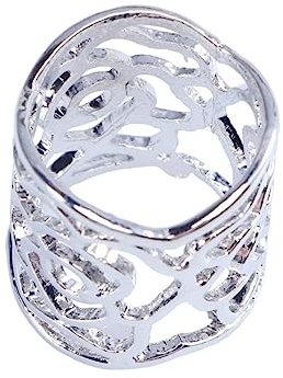 hohler rosa Schalring Roségold Schal Ringe Goldschal für elegante Damen Ringe für Männer Rosenschals schnallen modische Schalschnalle wild Seidentuch Brosche Fräulein