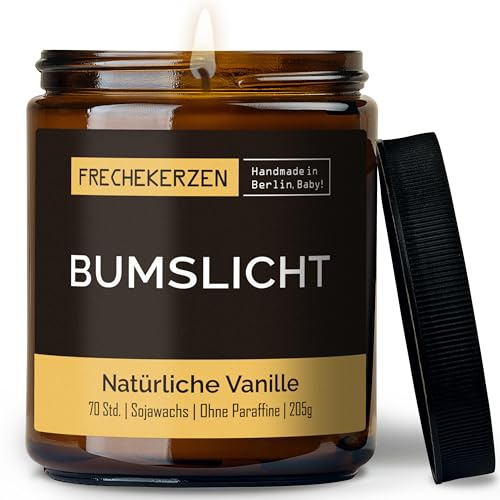 Lustige Duftkerze mit Spruch für Partner | Handgemacht aus Sojawachs | In Geschenkbox | Nachhaltiges Valentinsgeschenk | Ehe Mann, Freund, Frau, Freundin, Verlobte, Jahrestag |Vanille
