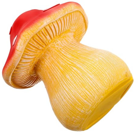 Gogogmee Realistischer Outdoor-schlüsselhalter Gartendeko Pilz-schlüsselversteck Versteck-Box Schlüsselhalter Für Draußen