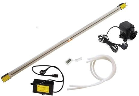 Biegemaschine 24zoll 60cm Acryl Kunststoff PVC Heizung Bender, 800W Leistung Rundbiegegerät zur Blechbearbeitung mit Kurbel, 10-60cm Heizbreite