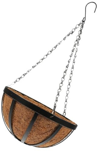 TOYANDONA Cesta De Flores De De Maceta Natural para Interior y Exterior Cesta Colgante para Plantas De Interior para Balcón o Jardín