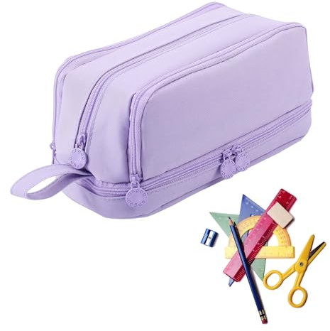 Estuche Gran Capacidad Organizador De Material Escolar Rotulador Regla