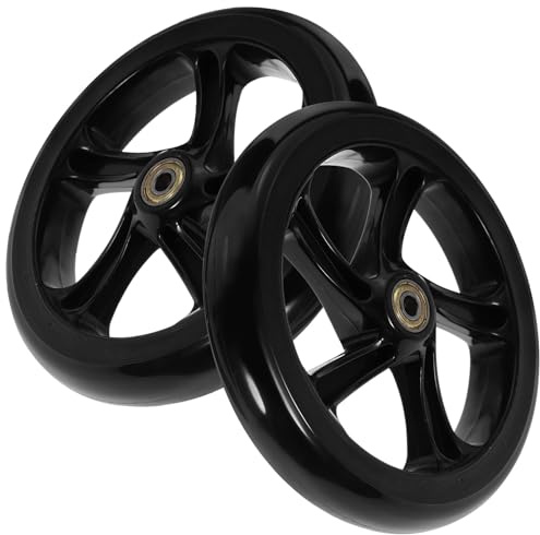 Alipis Ruote Monopattino Facili da Installare in Pu Resistenti All'usura, 2 Pezzi per Skate e Scooter, per Giocare fare Acrobazie Stile