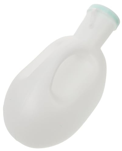YARNOW Urinoir Homme 2000 Ml Plastique Blanc Couvercle Grand Flacon d'Urine Portable Pot à Urine pour Patients Alités Voyage et Camping Fourniture Médicale pour Pipi Mâle