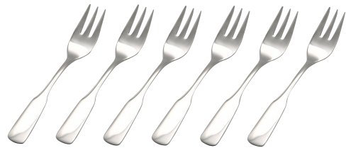 Gräwe ® de 6 fourchettes à dessert en acier inoxydable