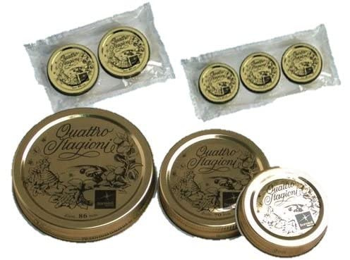PEBSHOP Tappi per vasi Vetro Quattro Stagioni (Ø 70 mm. CF. 18 pz.)