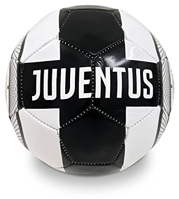 Mondo Toys - Pallone da Calcio Cucito F.C. JUVENTUS PRO - Prodotto Ufficiale - misura 5 - 400 g - colore Bianco Nero - 13400