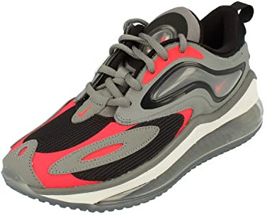 NIKE Air Max Zephyr GS Running Trainers CN8511 Sneakers Schuhe (UK 5.5 us 6Y EU 38.5, Smoke Grey Siren red Black 003)