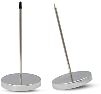 2 piezas de escritorio soporte de recibos Spike, billete de horquilla de billete, eje de cheque de restaurante, soporte de nota Spike