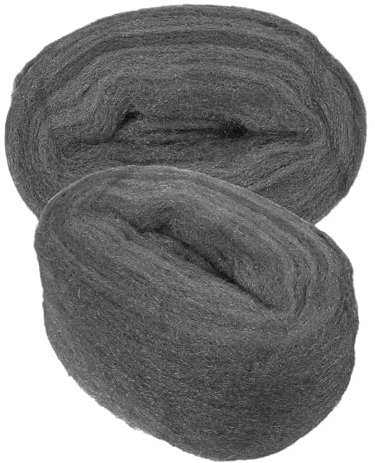 GLEAVI 2piezas Estropajo De Acero Para Pulir y Limpiar Superficies Almohadillas De Acero Para Abrillantar y Restaurar Herramienta De Limpieza Versátil