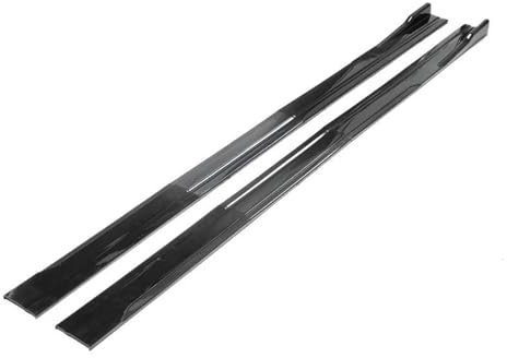 Voiture Marchepied Latéral Extension Jupe Latérale Universelle pour Cadillac 8 Pièces 2m/2.2m Plaque À Bascule Séparateur Lèvre Pare-Chocs Jupe Marche Latérale Voiture Tabliers Winglet (Size : Glossy