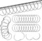 40 Stück gardinenringe zum öffnen,50mm Gardinenringe Vorhangringe,Metall Vorhangringe,Rundringe Vorhang Clips,Gardinenhaken,Gardinenringe zum öffnen für Fenster Tür Duschvorhänge（Silber）