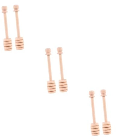 LABRIMP 24stücke Teiliges Holz Honiglöffel Und Rührstäbchen Für Kaffee Und Tee Wiederverwendbar Für Hochzeiten Und Partys Für Honig Sirup Und Mehr