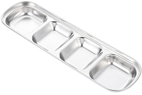 SEWOART Four-Grid Futternapf Für Hamster Und Kleine Tiere Praktische Futter Und Wasserschale Für Kleintiere Wie Meerschweinchen Und Kaninchen Langlebig Und Leicht Zu Reinigen