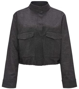 OPUS Damblazer | Kort blazer JANDRA vanlig gjord av viskosblandning, svart, 36