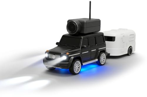 Yanmis Tiny-RC-Auto, 1:64 FPV RC Drift-Rennwagen mit Umgebungslicht, 2,4 GHz, 3 Geschwindigkeitsmodi, HD-Kamera, Keine Verzögerung, Fotoübertragung, Geeignet für Rennwettbewerbe,