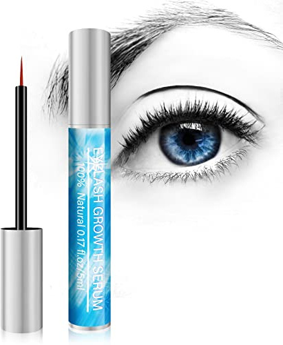 Eyelash Growth Serum for Longer & Fuller, Natural Lash Serum, Vegan 5ml