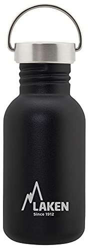 LAKEN Bot. ac. inox Basic 500ml S/S tapón - Negro