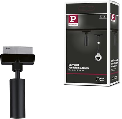 Paulmann 96914 Universal URail Pendant Adapter max. 50W 230V Black matt Rail System