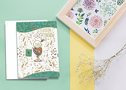 Karte Erstkommunion – Offset-Druck (Weizengruß)