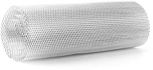 Rejilla de Rejilla de Coche de 40x13 Pulgadas, Rejilla de Hoja de Rejilla de Rejilla de Coche de Aleación de Aluminio, Agujero de Malla de Rejilla Rómbica de Parachoques Automotriz Universal de 3x6mm