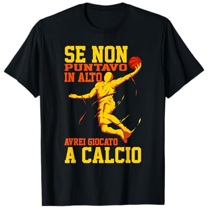 Regalo Divertente Basket Giocatore E Allenatore Di Basket Maglietta