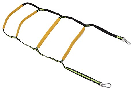 Marine-Strickleiter, Seil-Boarding-Leiter, Professionell, 4 Stufen, Sicher für Zuhause, Zum Klettern Im Freien, für Schwimmbecken, für Motorboote, für Schlauchboote