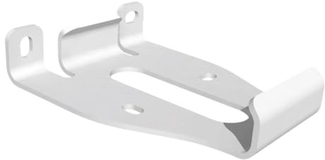 Wandhalter für AVM FRITZ!Repeater 3000/3000 AX/6000 aus Metall, kopfüber | weiß, Wand- oder Deckenhalterung, Befestigung kopfüber, Made in Portugal
