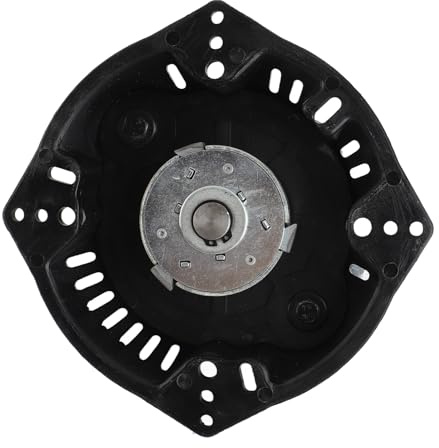 SIXRUN Arrancador de Motor Diésel Vertical Refrigerado por Aire, Material de Hierro, con Bandeja de Extracción y Manivela Manual, Compatible con 170f 178f 186F 195F
