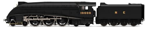 Hornby - R30124 LNER, W1 Class, 'Hush Hush' Streamlined, 4-6-4, 10000 - Era 4 ånglok