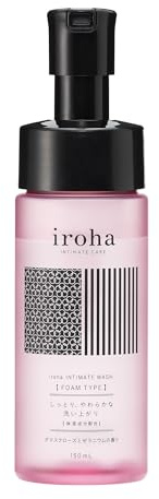 iroha Intimate Wash Foam Type – pH Balanced Botanical Feminine Wash with Damask Rose & Geranium | Relaxing Self Care Hygiene Therapy for Women| Made in Japan 5 fl oz
