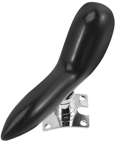 Fagott Handstütze aus Abs mit Silberbeschichtung, Ergonomisch, Schwarz | Leichtes Zubehör mit Silberner Beschichtung, Tragbar, Schwarz, für Bassoon, Entlastet Handgelenk