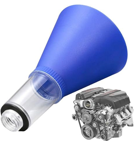 Imbuto per olio motore,Imbuto per olio per auto - Imbuto per olio per auto antigoccia per uso automobilistico,Imbuto per olio con forte di tenuta, strumento per il cambio 'olio a tenuta stagna per un