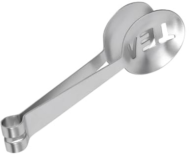 Spremi Bustine di tè, Pinza per Bustine di tè in Acciaio Inossidabile da 12 Cm, Pinza per Bustine di tè, Pinza per Bustine di tè in Acciaio, Spremiagrumi, Impugnatura per Filtro,