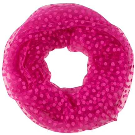 fashionchimp Loop Sommer-Schlauchschal für Damen mit Ausbrenn-Muster, Baumwolle und Polyester, leichter XXL Schal