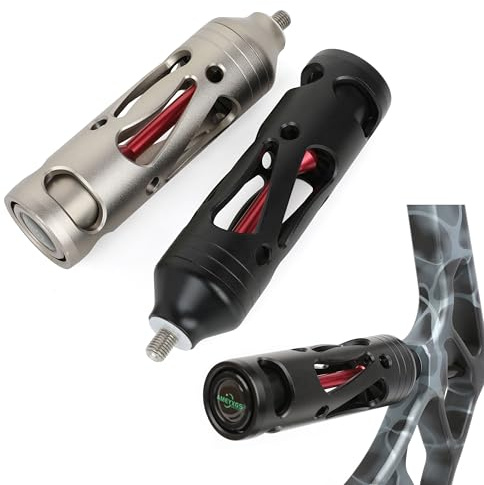surwolf 5 Bogenstabilisator,Legierung Stoßdämpfer Dämpfer Stabilisator,Geräuschreduzierung,Compound Bogen Stabilisator für Composite Bogen Schwingungsdämpfer Zubehör